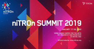DAppsに力を入れるTRONがniTROn SUMMITを開催｜新たなDappエコシステム発展の方針を発表予定