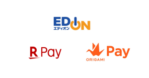 全国のエディオングループ店舗にて「楽天ペイ」、「Origami Pay」を導入