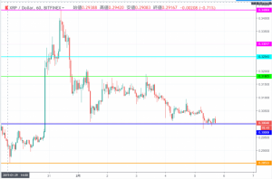 リップル(XRP)相場分析| 今後は暴落の可能性も　重要ラインでの攻防が続く