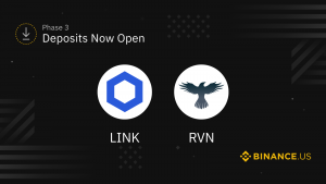 【速報】米国版バイナンス、仮想通貨LINKとRVNが新規上場