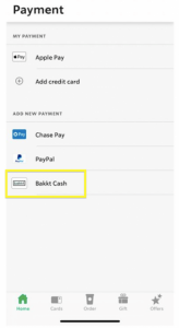 速報　仮想通貨をスタバで　「Bakktキャッシュ」が統合
