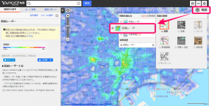 ヤフー、地図上で混雑状況が確認できる機能を再提供 やむを得ない外出をサポート