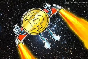 仮想通貨ビットコイン急騰、1万7500ドル突破 2017年12月以来の水準｜時価総額で過去最高近辺に
