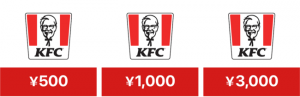 giftee、ケンタッキーフライドチキンのデジタルギフトを販売