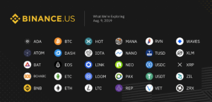 取引所バイナンス米国、BTCやETH、リップル（XRP）やBNBなど30種類の仮想通貨上場を検討中