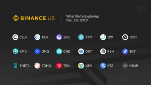 速報　米バイナンス、新たな上場検討仮想通貨リストを公開　ネムやテゾスなど18銘柄がリスト入り
